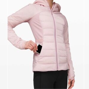 Lululemon Another Mile Jacket, pink mist, 10